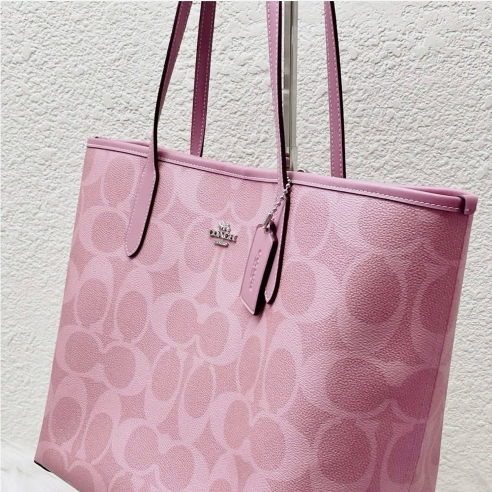 Coach Pink Tote Bag